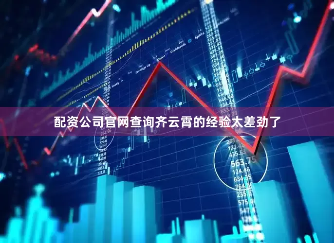 配资公司官网查询齐云霄的经验太差劲了
