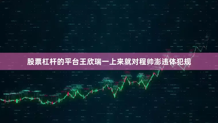 股票杠杆的平台王欣瑞一上来就对程帅澎违体犯规