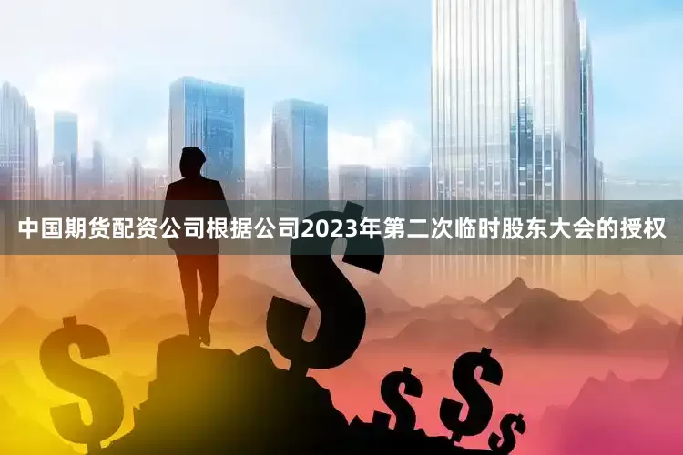 中国期货配资公司根据公司2023年第二次临时股东大会的授权